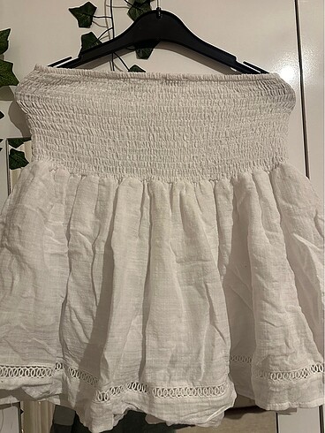Xs mini beyaz etek