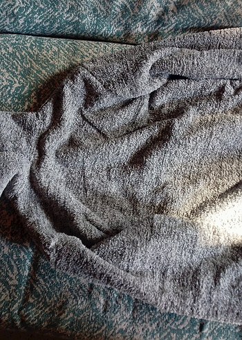 Gri Kapüşonlu Fermuarlı Erkek Polar - Görsel 5