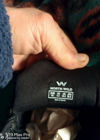 Siyah Erkek Spor Ayakkabı Velcro Bantlı - Görsel 6