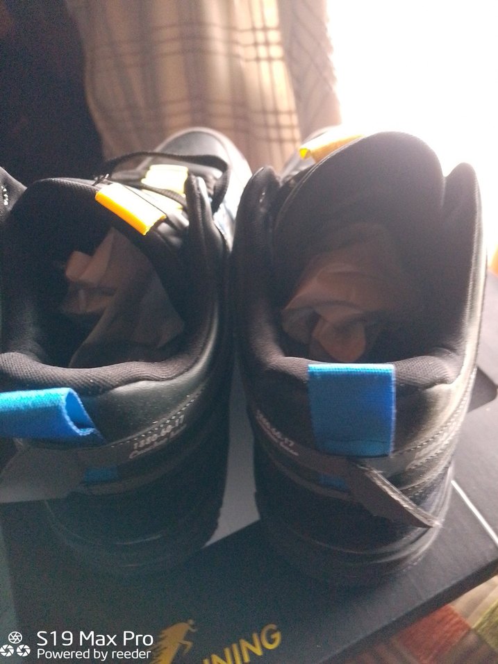 Siyah Erkek Spor Ayakkabı Velcro Bantlı - Görsel 2