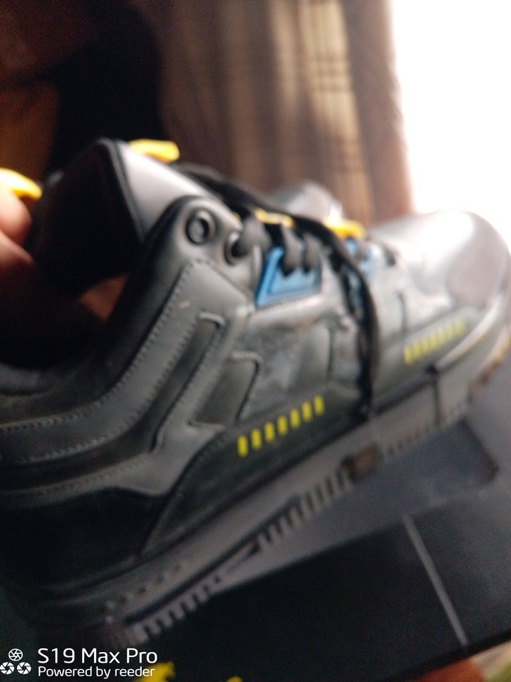 Siyah Erkek Spor Ayakkabı Velcro Bantlı - Görsel 3