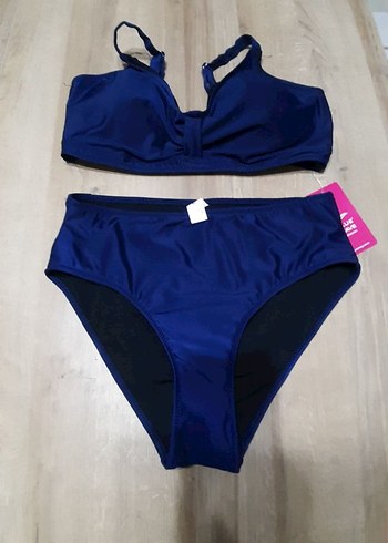Lacivert Fermuarlı Kadın Bikini Takımı - Beden 42 - Görsel 3