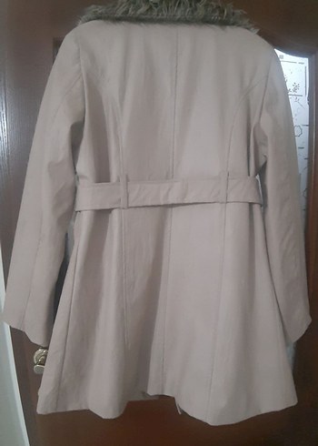 KADIN PUDRA RENGİ DERİ KABAN(Sunni deri) - Görsel 5