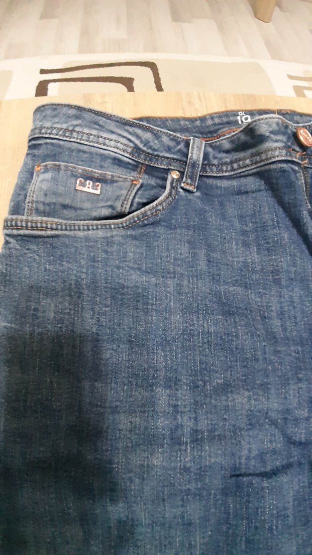 Erkek Mavi Kot Pantolon Regular Fit - Görsel 2