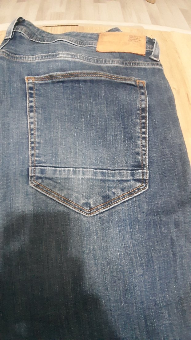 Erkek Mavi Kot Pantolon Regular Fit - Görsel 5