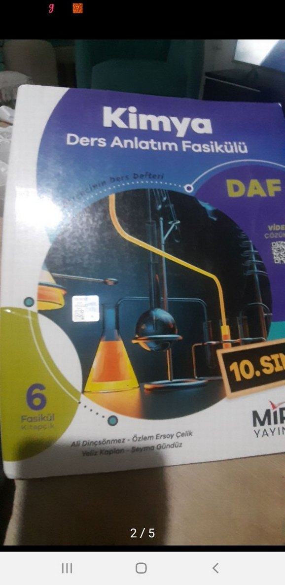 10. Sınıf Kimya Ders Anlatım Fasikülü - Görsel 2