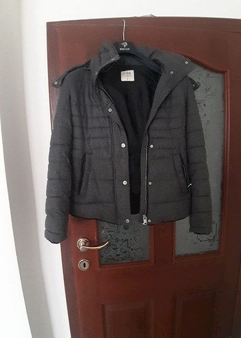 Füme Kadın Kaşe Kaban - Görsel 2