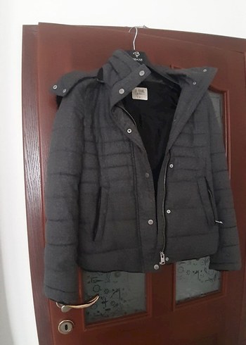 Füme Kadın Kaşe Kaban - Görsel 3