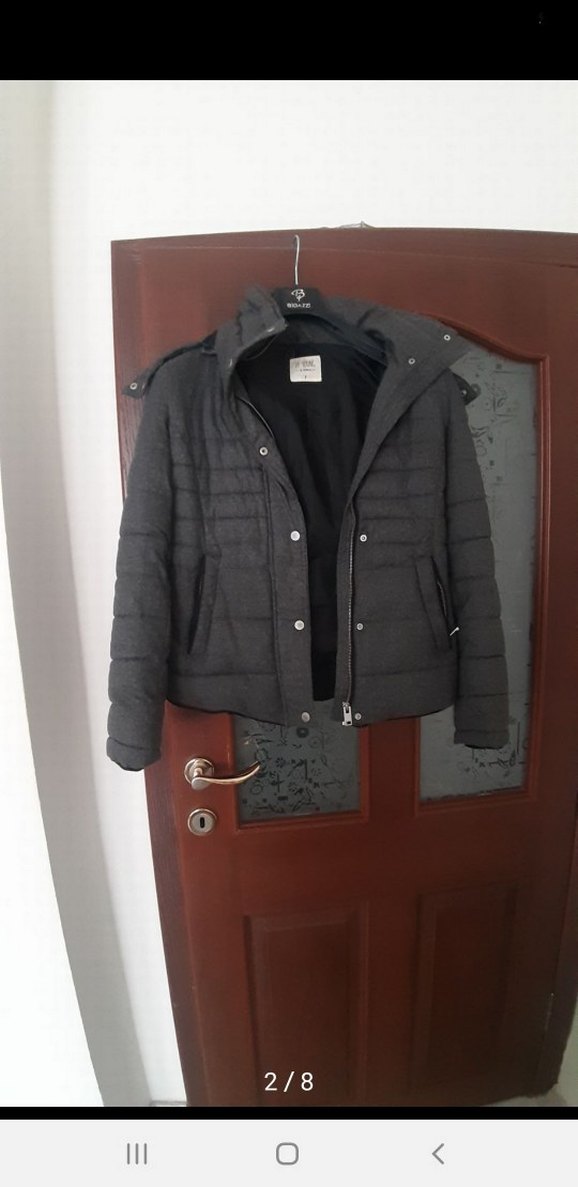 Füme Kadın Kaşe Kaban - Görsel 2