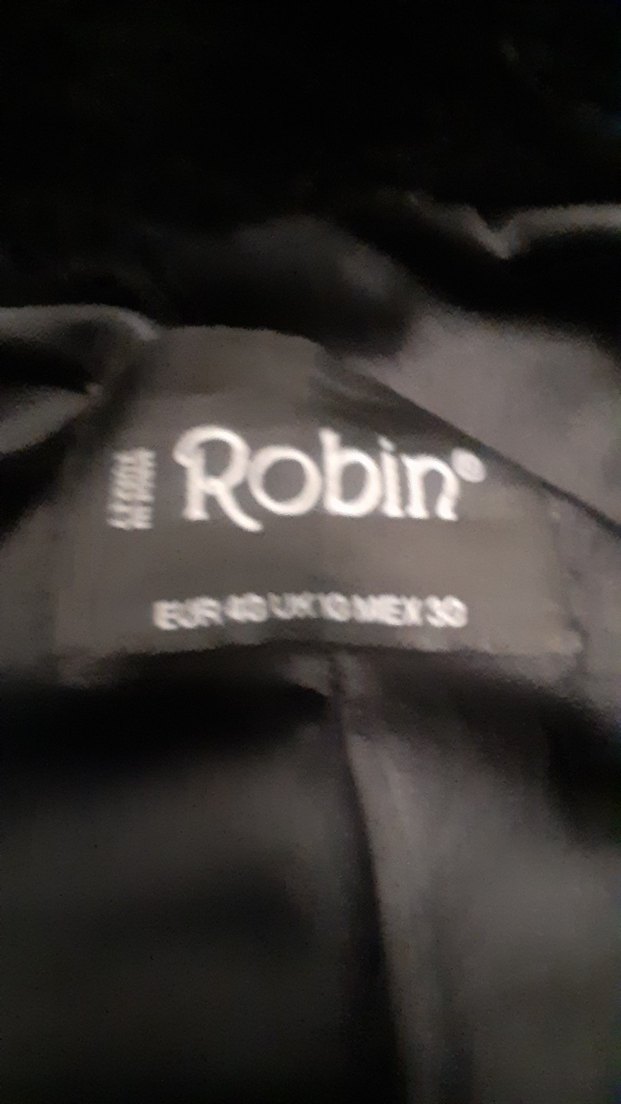 Siyah Kürk Detaylı Midi Boy Kadın Peluş Ceket - Görsel 5