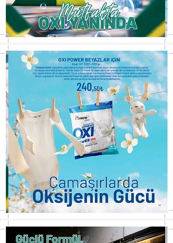 Oxi Power Beyazlar Çamaşır Deterjanı 510g