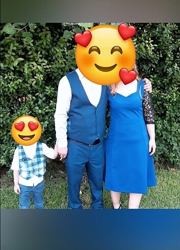 42 Beden mavi Renk Abiye