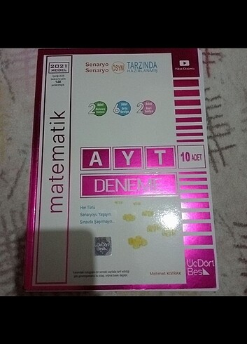 Üçdörtbeş ayt matematik deneme 