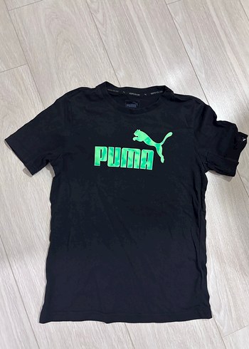 Siyah Puma Baskılı tişört çocuk - Görsel 2