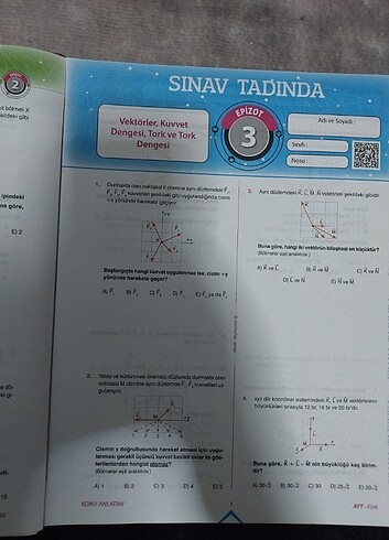  Beden Atom Yayınları AYT Fizik Konu Anlatım Fasikulleri 