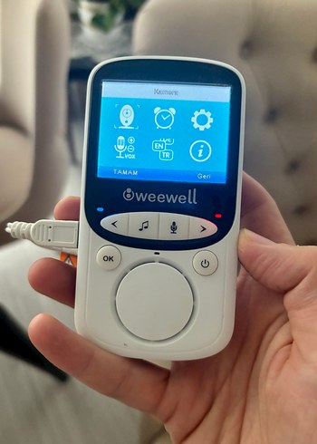 Weewell Bebek Monitörü ve Kamera Seti Beyaz - Görsel 2