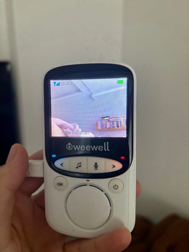 Weewell Bebek Monitörü ve Kamera Seti Beyaz - Görsel 4