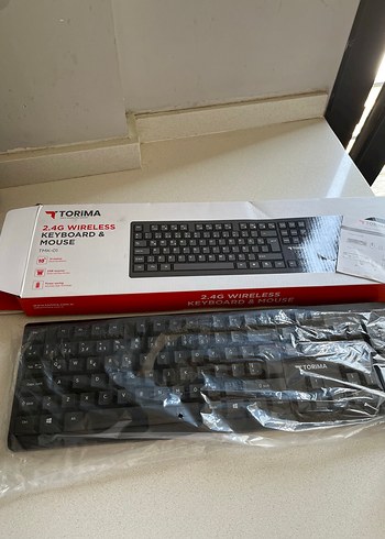  Beden Renk Torima Kablosuz Siyah Klavye ve Mouse Seti