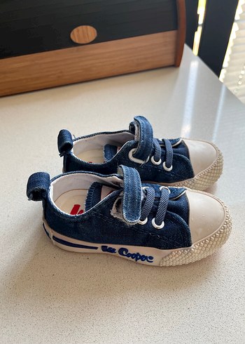 22 Beden mavi Renk Erkek Çocuk Kot Sneakers Velcro Bağcıklı