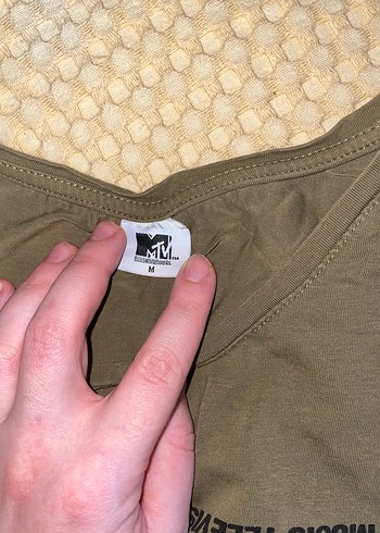 Kadın Haki Baskılı Kısa Kollu Hamile Tişörtü - Görsel 2