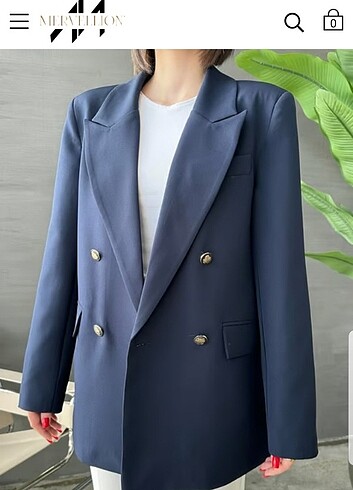 Zara Tasarim dugmeli oversize blazer