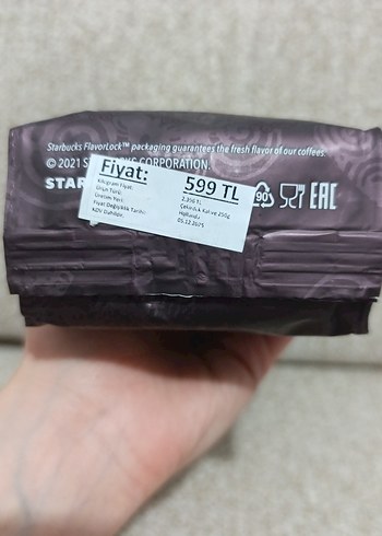 Starbucks Sumatra Koyu Kavrulmuş Kahve Çekirdeği - Görsel 3