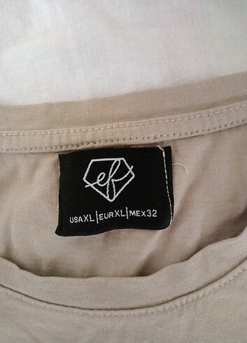 xl Beden camel Renk Ef butik tişört