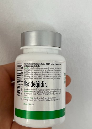 Beden Renk Tiens Vision Lutein ve Vitamin A Takviye Edici Gıda