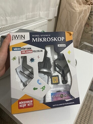 Mikroskop hiç kullanılmadı