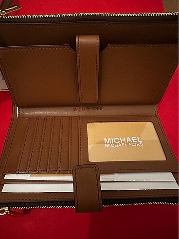 Beden kahverengi Renk Michael Kors Cüzdan