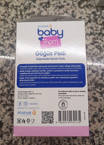 Baby mom Göğüs Pedi 30'lu - Görsel 2
