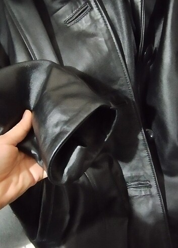 universal Beden siyah Renk Deri blazer