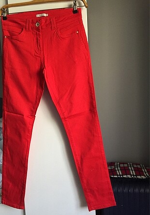 Kırmızı skinny jean
