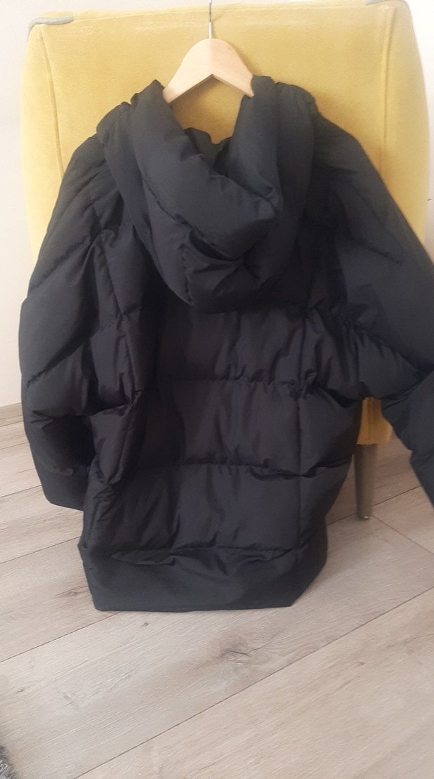 Siyah Midi Kadın Kışlık Mont - Görsel 3