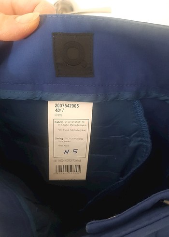 Mavi Kadın Kumaş Pantolon - Görsel 4