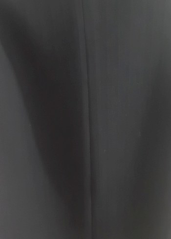 Siyah Pilili Kadın Kumaş Pantolon - Görsel 4