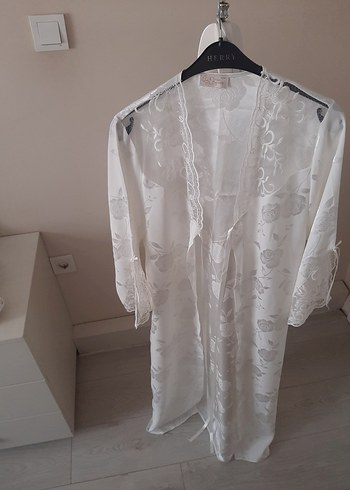 Düğmeli Beyaz Mini Vintage Gömlek - Görsel 8