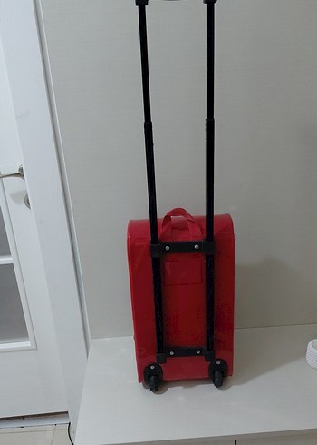 Kırmızı Çocuk valiz - Renkli - Görsel 3