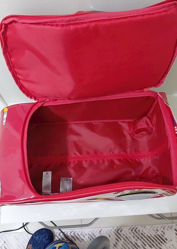 Kırmızı Çocuk valiz - Renkli - Görsel 4