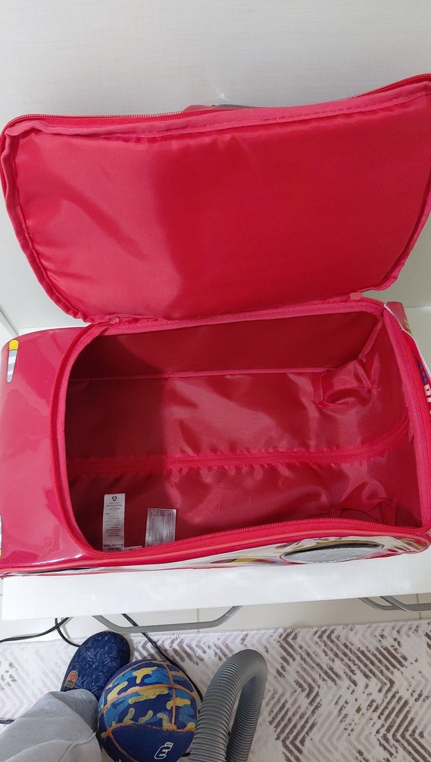 Kırmızı Çocuk valiz - Renkli - Görsel 4