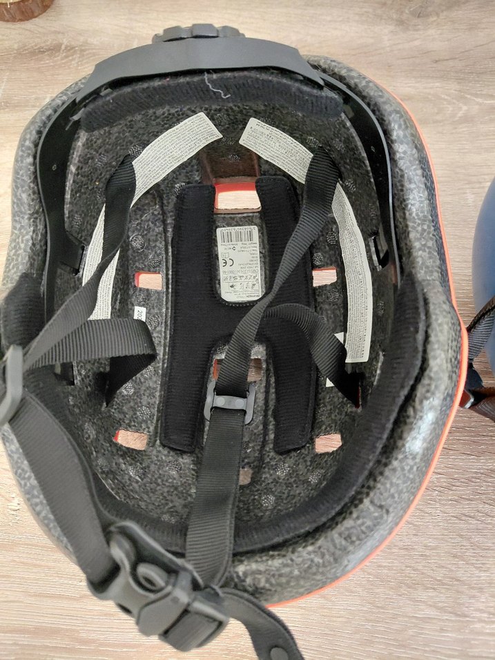 Mavi Plastik Motosiklet Kaskı - Görsel 3