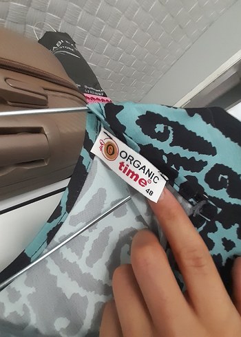 xl Beden siyah Renk Bohem Uzun Kol Desenli Turkuaz Elbise