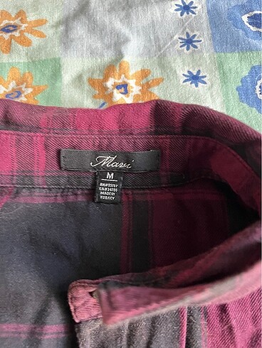 Mavi Jeans pembe gri kısa gömlek unisex