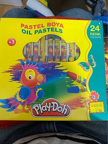 playdoh pastel boya