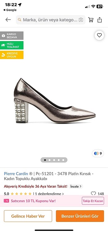 Pierre Cardin pierre cardin topuklu