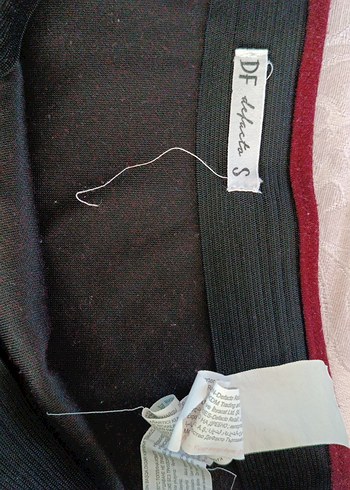 Bordo Drapeli Hamile Midi Etek - Görsel 4