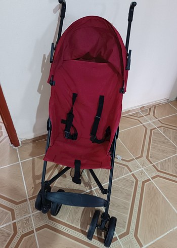 Kırmızı Bebek Arabası baston