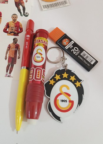 Galatasaray Temalı Erkek Aksesuar Seti - Görsel 3