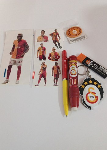 Galatasaray Temalı Erkek Aksesuar Seti - Görsel 2