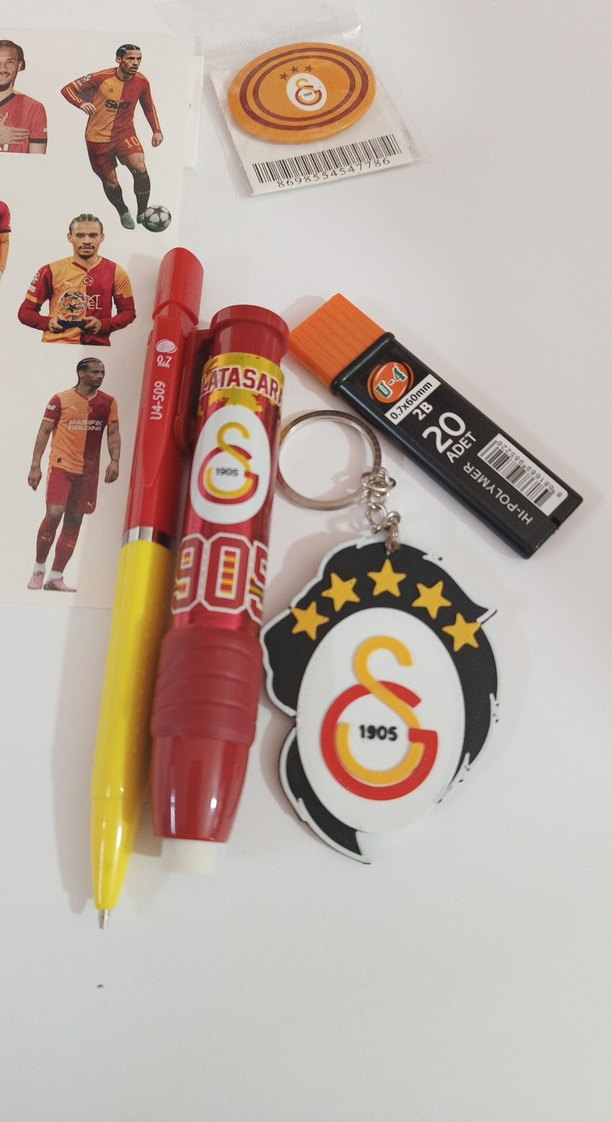 Galatasaray Temalı Erkek Aksesuar Seti - Görsel 3